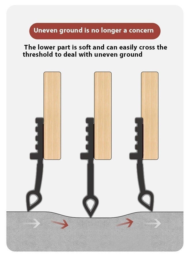 Poxvalzor Door Draught Strip,1/2/3pcs Sticky Door Seal, Cuttable Soundproof Door Seal,Suitable For Door , Glass Door, Weatherproof Door Bottom Gap Strip,Door Sweep Foot Gap Barrier Strip Self-Adhesive-Black - Image 5